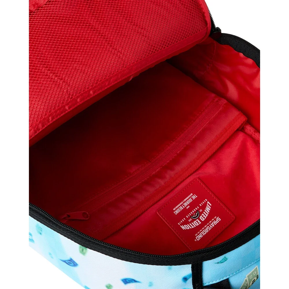 Sprayground Monopoly Jet Rider Backpack Unisex OS Blue Adjustable Straps SPR375